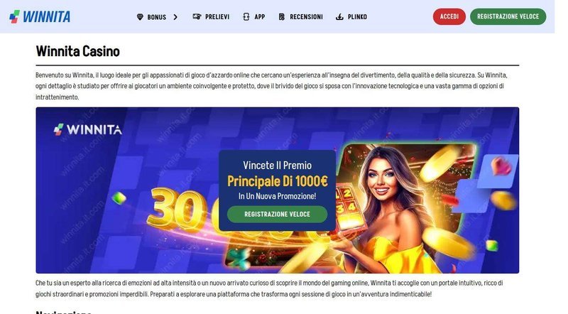 Winnita casino a Italy